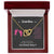 Grandma I Can Hear You Say You Love Me - Pink Version Interlocking Hearts Necklace