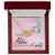 To My Mom World Love You Always Interlocking Hearts Necklace
