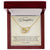 To My Daughter - Love Mom Interlocking Hearts Necklace