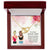 Gift For Sister - Being By My Side Necklace Interlocking Hearts Necklace