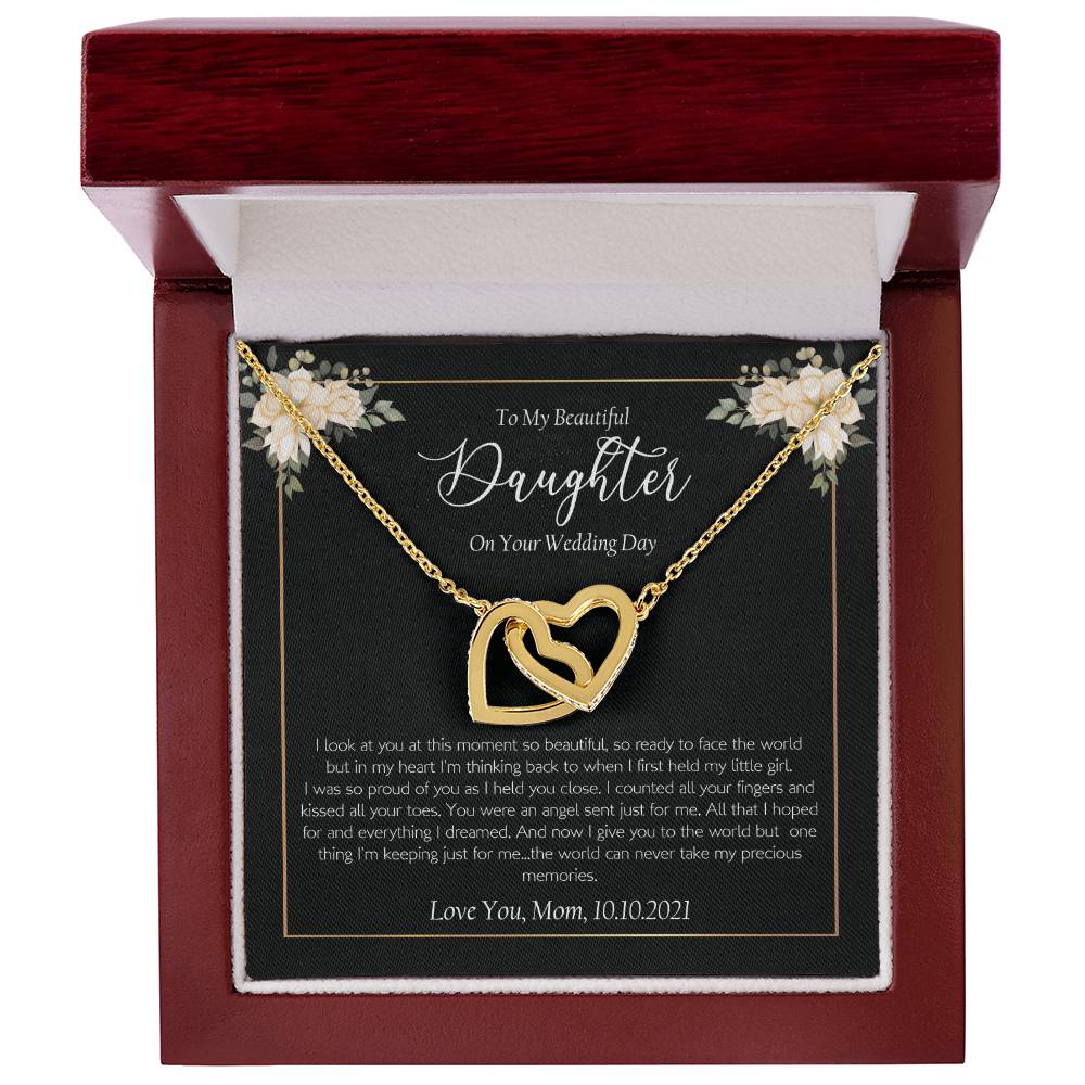 Daugther Wedding #2 Interlocking Hearts Necklace