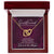 1 Anniversary Girlfriend Interlocking Hearts Necklace