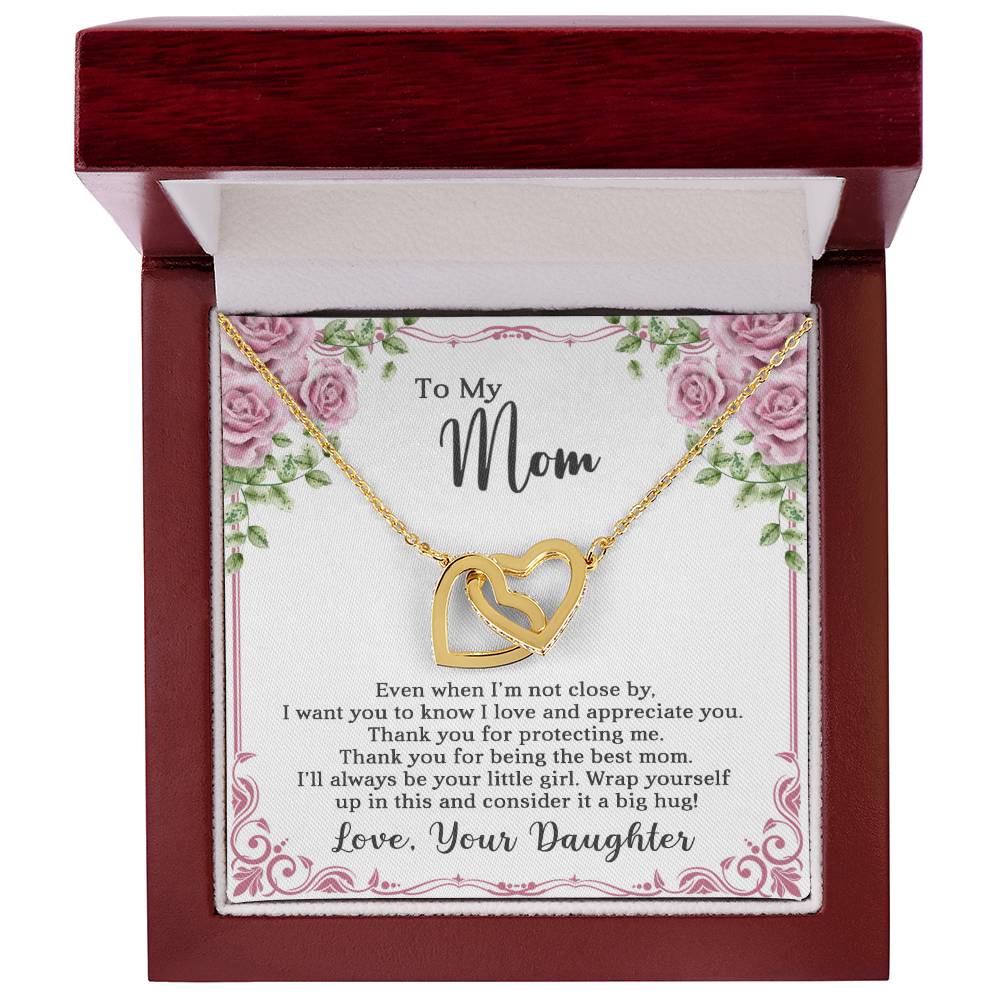 Mom Interlocking Hearts Necklace