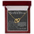 To My Wonderful Mom - Love From Daughter - Princess Love For Mom Interlocking Hearts Necklace