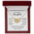 To My Beautiful Daughter - Keep Me In Your Heart - Interlocking Hearts Necklace