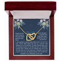 Interlocking Necklace For Boyfriend Mom Interlocking Hearts Necklace