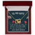 Husband To Wife - I'M Not Perfect Interlocking Hearts 3D Necklace Interlocking Hearts Necklace