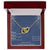 Only You Interlocking Hearts Necklace Message Card