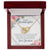 To My Granddaughter - Interlocking Hearts Necklace