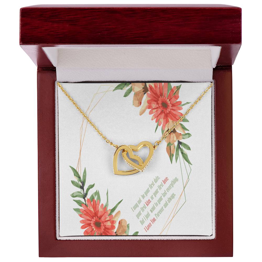 To My Future Wife Necklace Interlocking Hearts Necklace