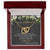 To My Girlfriend Interlocking Hearts Necklace Message Card