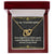 Granddaughter And Nana Bond Necklace - Eudora Collection Interlocking Hearts Necklace