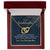 To My Granddaughter Heart Necklace Interlocking Hearts Necklace
