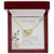 Thanks For Being My Mom Double Heart Interlocking Hearts Necklace