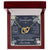 To My Granddaughter From Grandpa - Interlocking Heart Necklace Interlocking Hearts Necklace