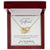 To My Gorgeous Girlfriend Necklace Gift Ideas Interlocking Hearts Necklace