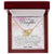 To My Daughter Interlocking Hearts Necklace