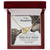 To My Daughter - This Old Wolf Will Always Have Your Back - Mom Interlocking Hearts Necklace