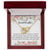 To My Granddaughter - I Love You Interlocking Hearts Necklace