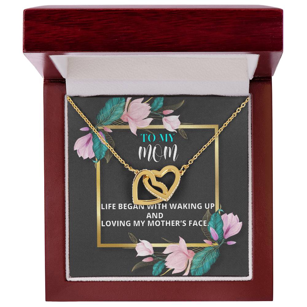 Mothers Day Gift From Daughter Son - Mother Necklace Gifts For Mom Mom Necklace Interlocking Hearts Interlocking Hearts Necklace