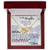 To My Daughter- Interlocking Hearts Necklace