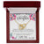 To My Daughter Interlocking Hearts Necklace