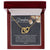 To My Grandma Interlocking Hearts Necklace Message Card
