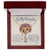My Daughter - Follow Your Dreams - Love Mom Interlocking Hearts Necklace