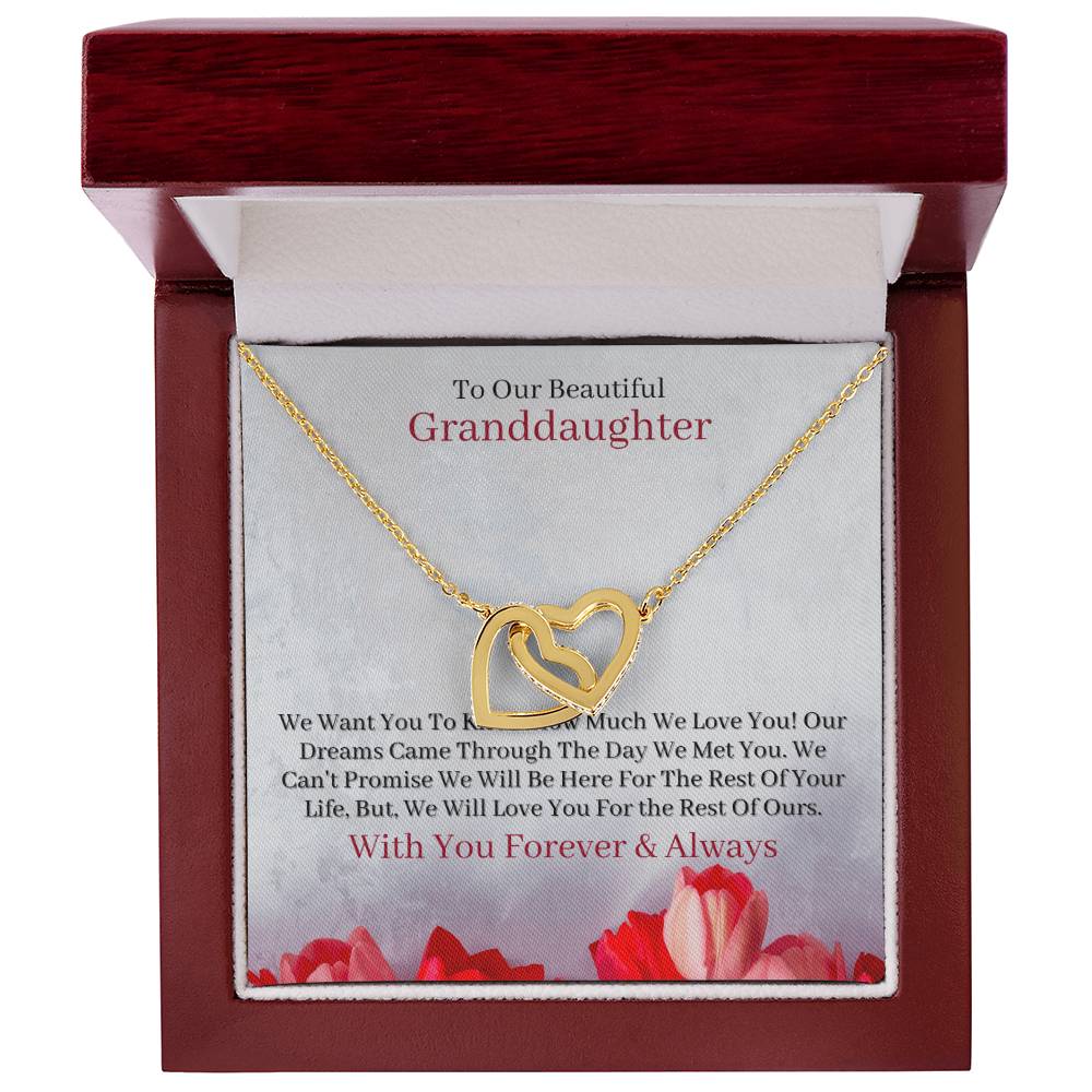 The Perfect Gift For Your Granddaughter. Interlocking Hearts Necklace