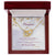 Interlocking Heart Necklace To Your Daughter – From Mom & Dad With Love – Jewelry Gift B1D6T2 Interlocking Hearts Necklace