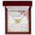 To My Daughter - Never Feel Alone. Interlocking Hearts Necklace