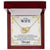 To My Wife - Luxurious Necklace Interlocking Hearts Necklace