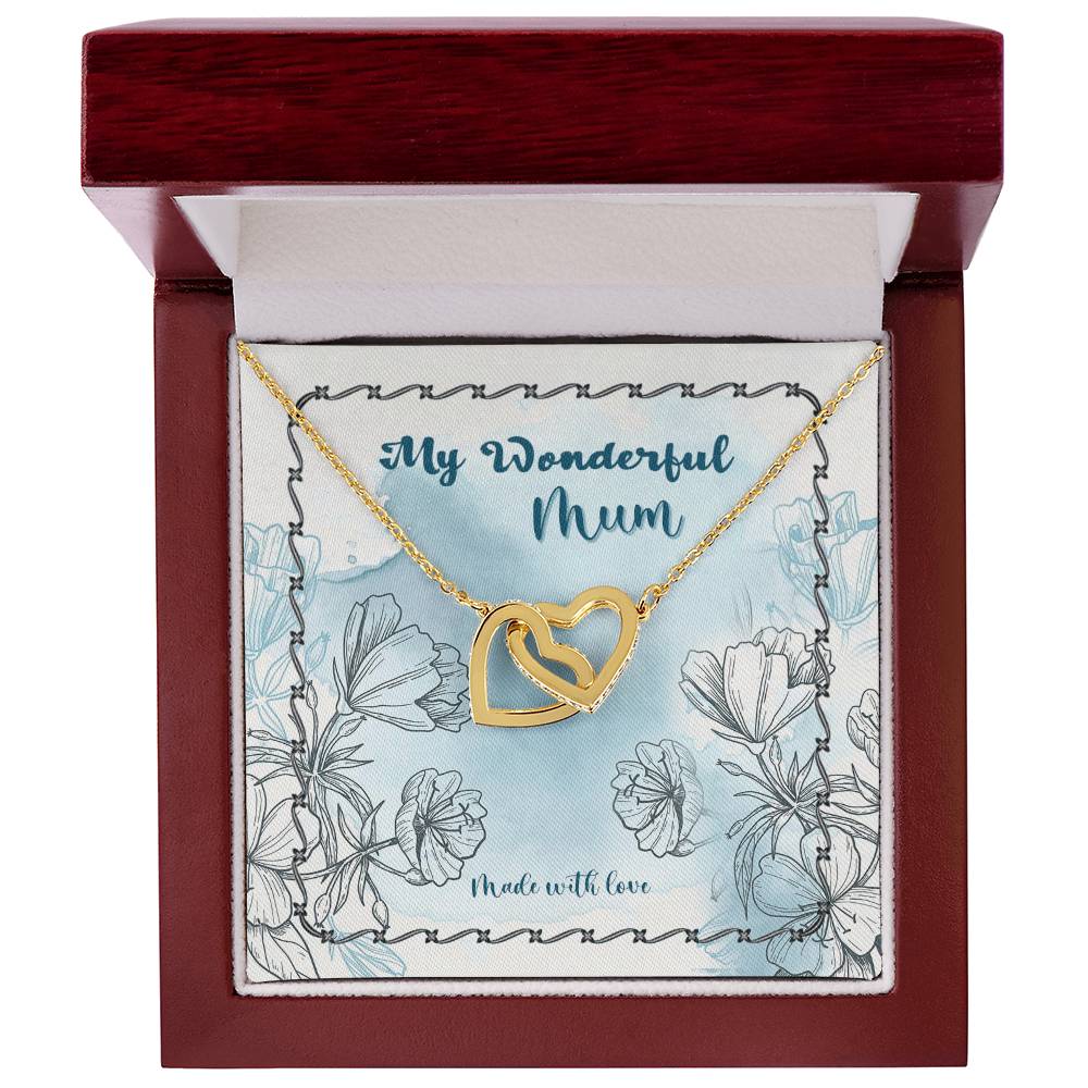 Happy Mother'S Day Gift - Made With Love - The Interlocking Heart Necklace Interlocking Hearts Necklace