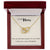 To My Mother - The Best One I'Ve Ever Had - Necklace With Message Card Interlocking Hearts Necklace