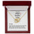 No Matter How Far Mother And Daughter Forever Linked Together Interlocking Hearts Necklace