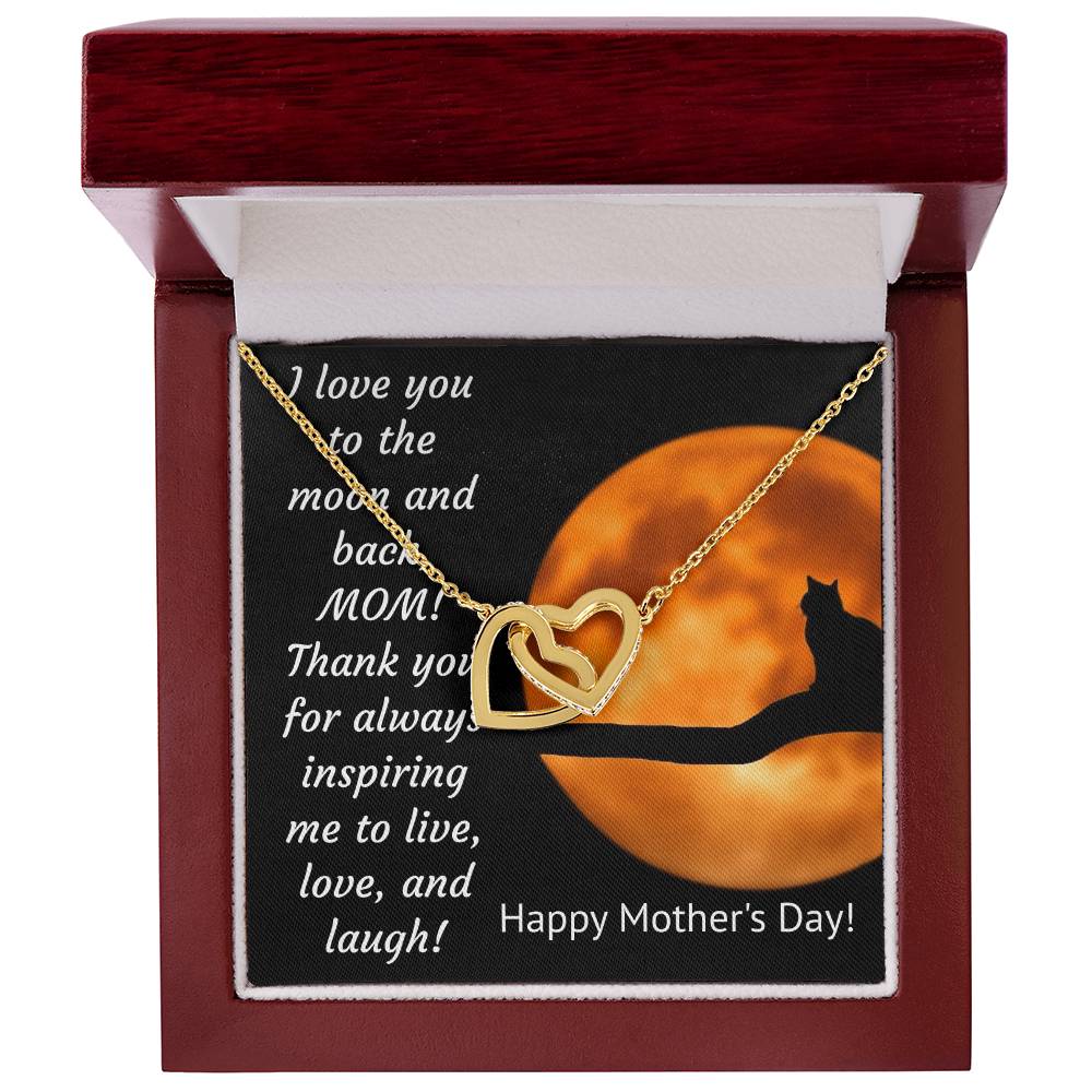 Interlocking Hearts - Mother'S Day Necklace Interlocking Hearts Necklace