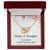 The Love Between Mother And Daughter Is Forever Interlocking Hearts Necklace