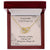 To My Beautiful Girlfriend I Loved You Yesterday Interlocking Hearts Necklace