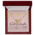 To My Beautiful Granddaughter - Interlocking Hearts Necklace [Soq4-26]