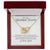 Interlocking Hearts - To My Beautiful Fiancee Interlocking Hearts Necklace