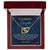 Special Gift For Daughter From Dad Interlocking Hearts Necklace
