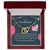 To My Granddaughter - How Lovely You Are Happy Birthday Necklace Interlocking Hearts Necklace
