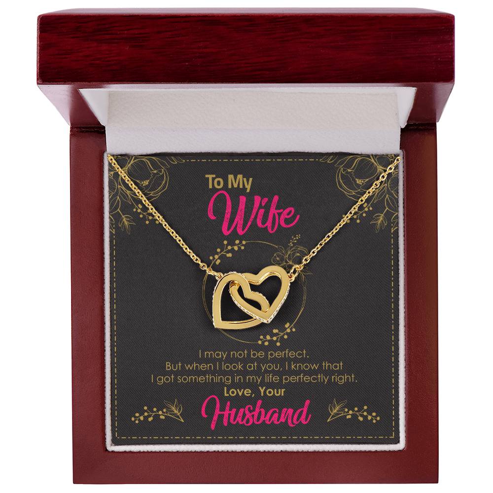 Perfectly Right Wife! Exclusive Necklace! Interlocking Hearts Necklace
