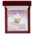 To My Mom Interlocking Hearts Necklace Message Card