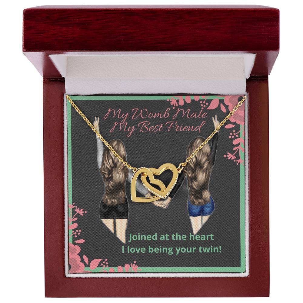 Joined At The Heart Interlocking Hearts Necklace