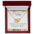 To Mom - For All The Time I Forgot - Necklace Interlocking Hearts Necklace