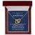 Dad Remembrance - 2 Hearts Necklace - Love Daughter Interlocking Hearts Necklace
