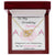 To My Drinking Partner Interlocking Hearts Necklace Message Card