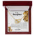 To My Daughter - Old Lion - Necklace Interlocking Hearts Necklace
