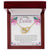 To My Best Friend Necklace Interlocking Hearts Necklace